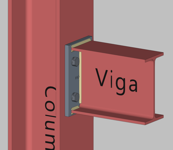 Columna: HEB200, Viga IPE 220, Pernos M16 6.8, Placa 15mm